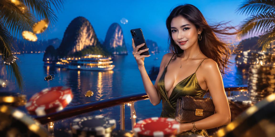 Người dùng Việt Nam đặt cược esports và giải trí trực tuyến tại vịnh Hạ Long