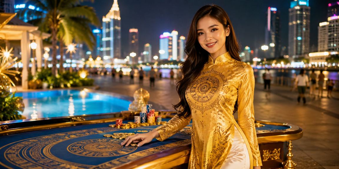 Người chơi TP.HCM thưởng thức trải nghiệm cá cược trong trang phục áo dài truyền thống