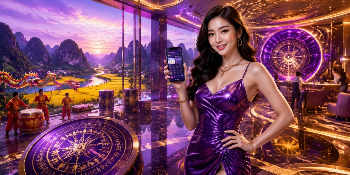 Người chơi Ninh Bình trải nghiệm casino di động trong ánh đèn neon về đêm